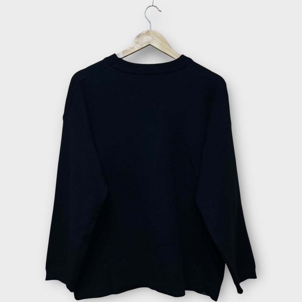 Pull marque indé noir - M
