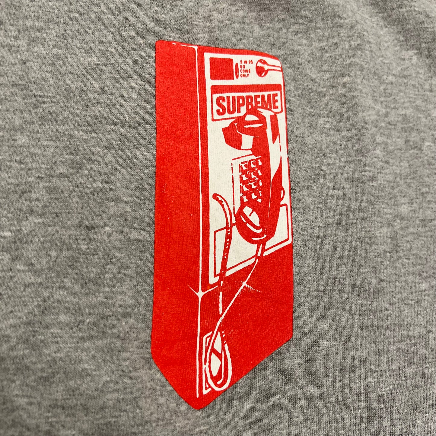 T-shirt Supreme "Payphone" Gris - M
