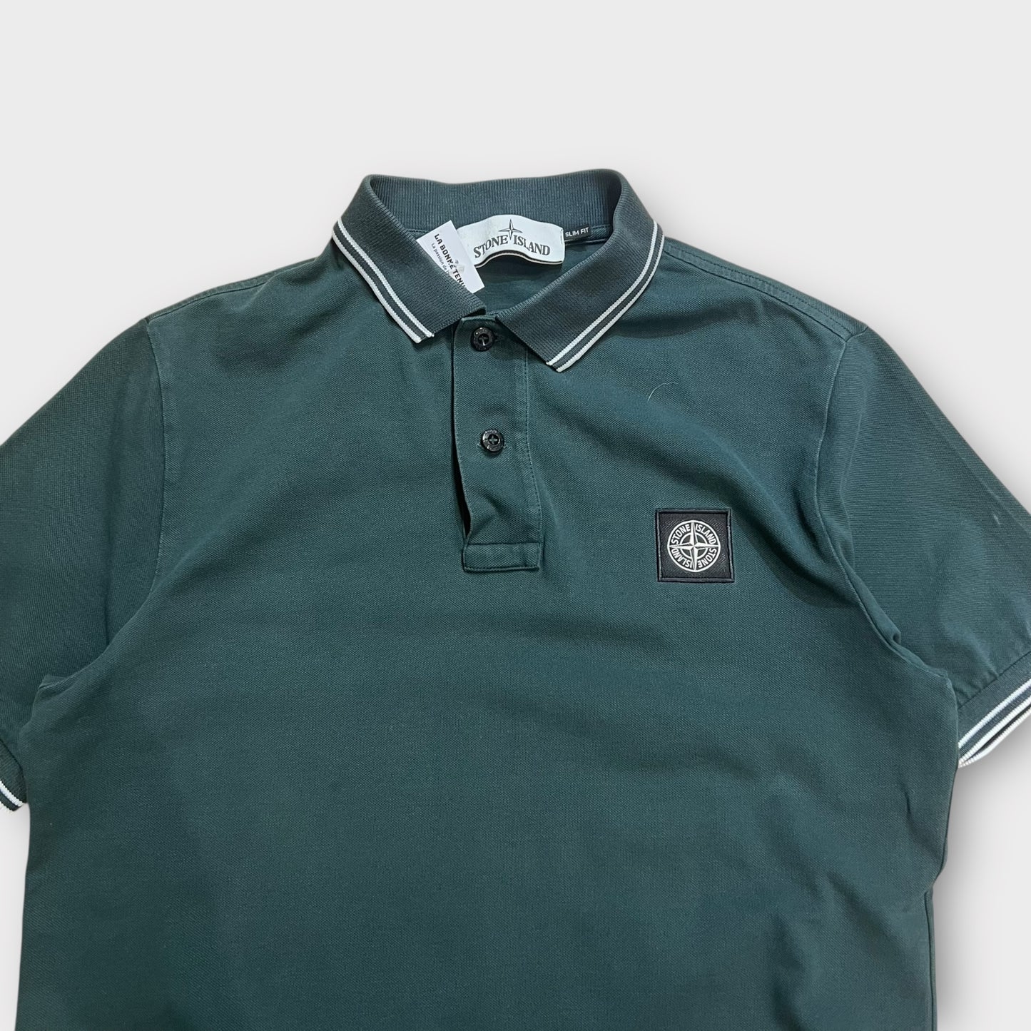 Polo Stone Island Vert - S