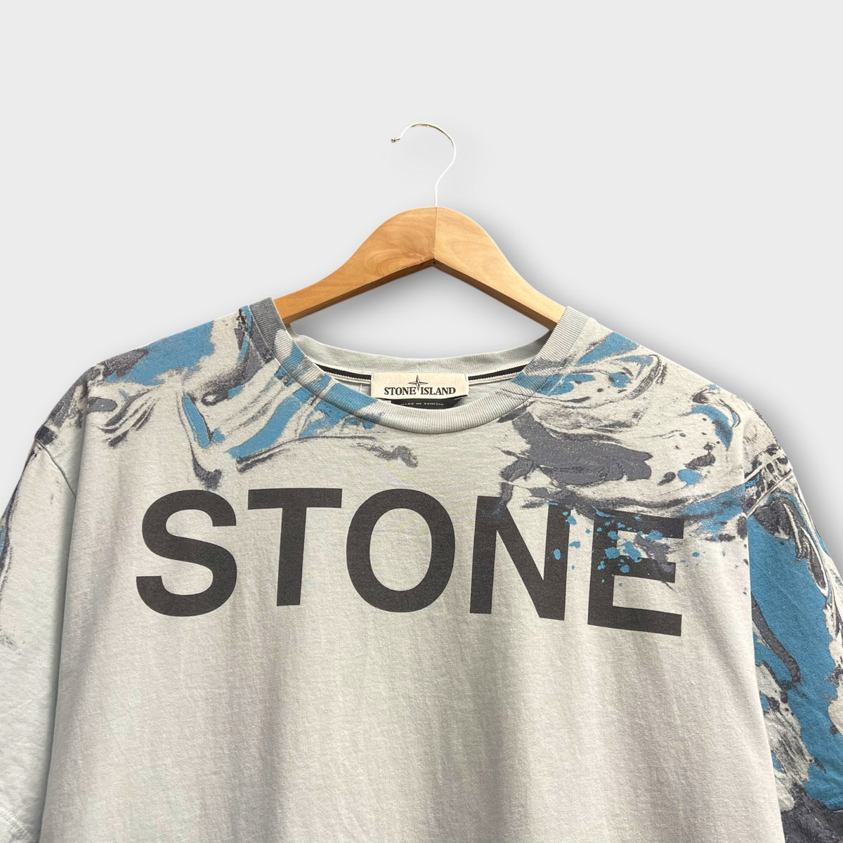 T-Shirt Stone Island Bleu (Sans Certi) - L