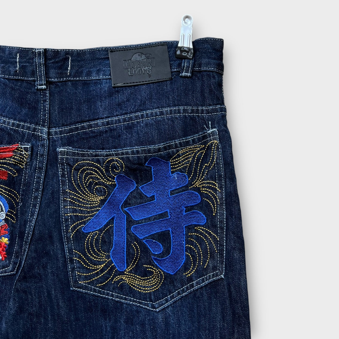 Hip Hop Baggy Jeans brodé - FR42