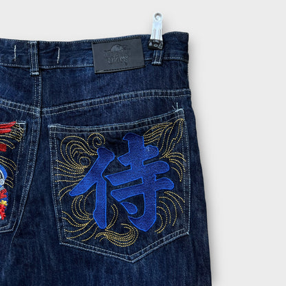 Hip Hop Baggy Jeans brodé - FR42