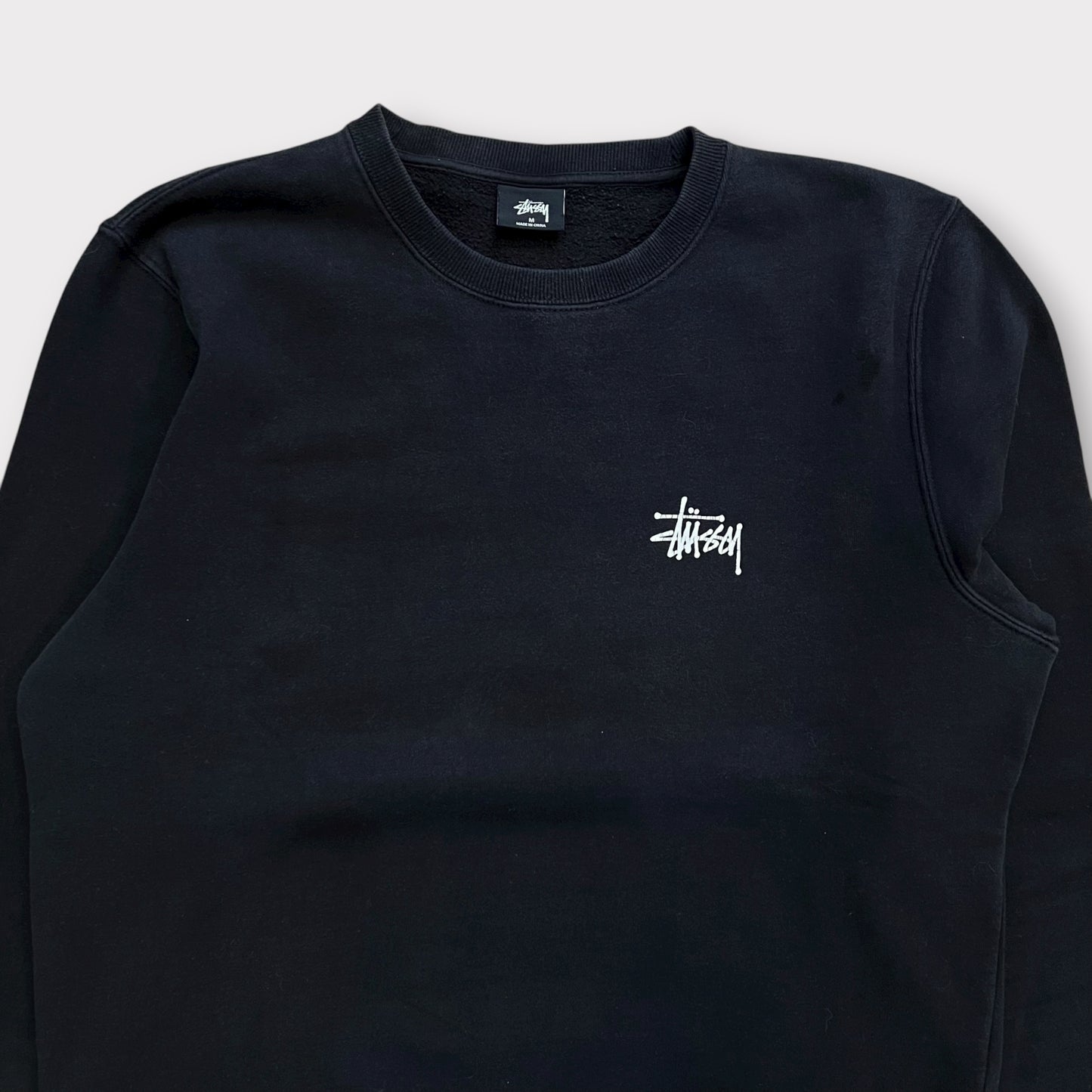 Sweat Stussy Basic Noir - M