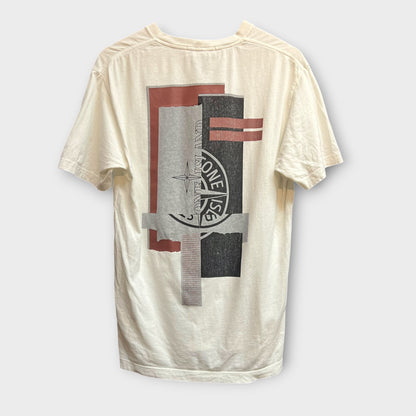 T-Shirt Stone Island Blanc - L