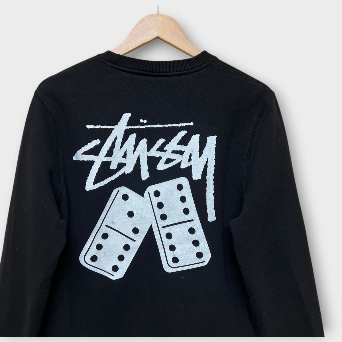 Sweat Stussy Domino noir - S