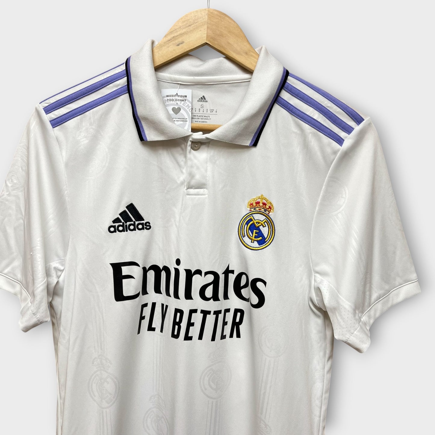 Maillot Real Madrid Blanc Benzema - S