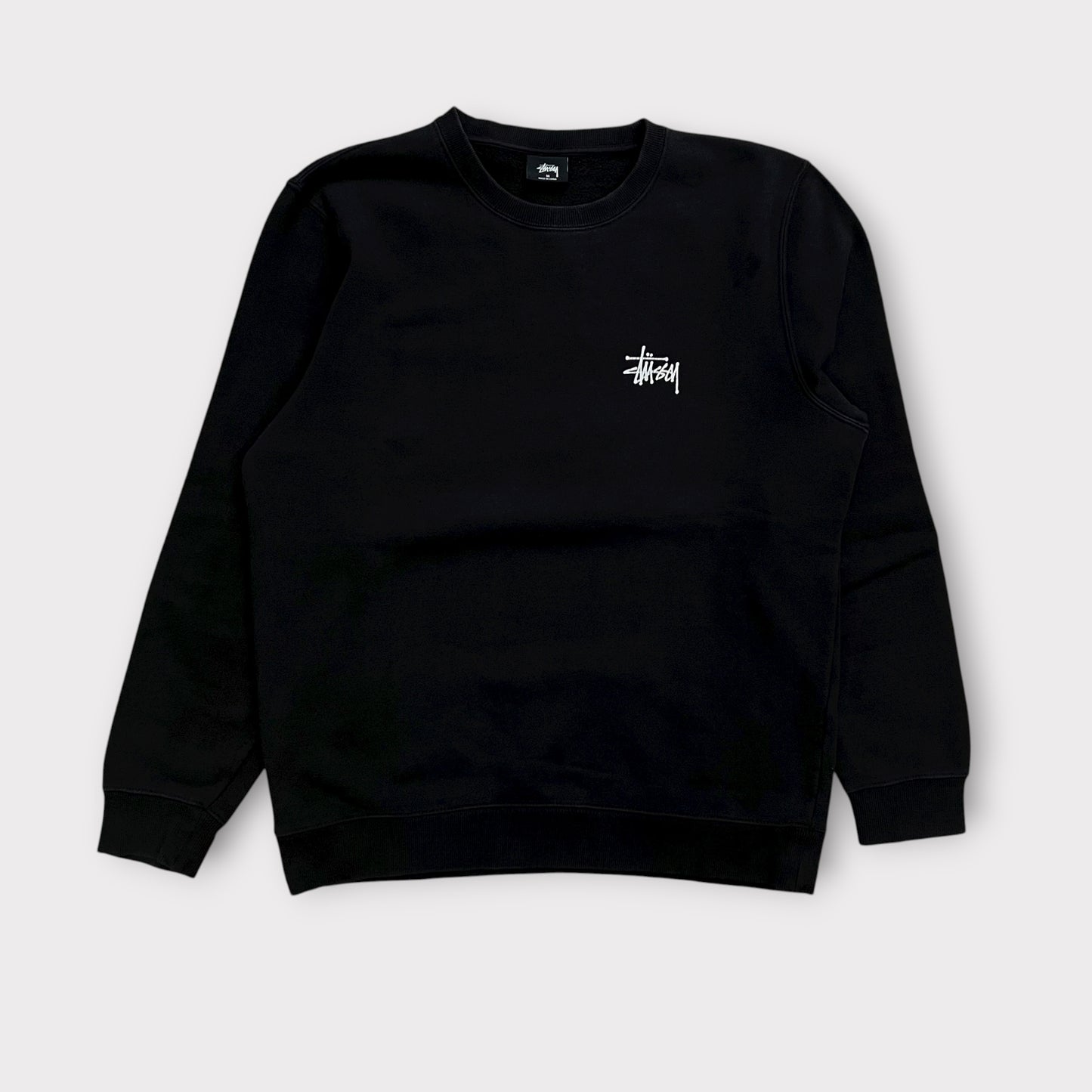 Sweat Stussy Basic Noir - M