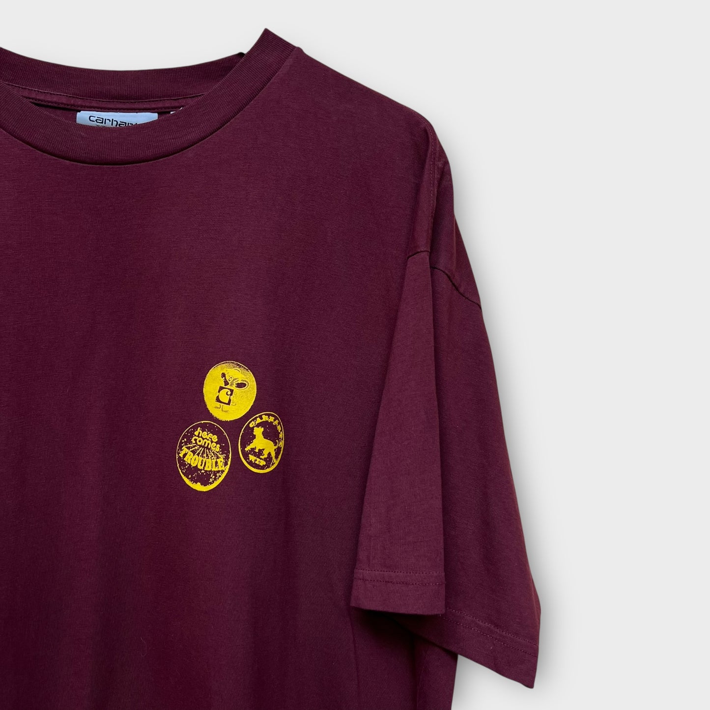 T-shirt Carhartt rouge Heres Comes - L