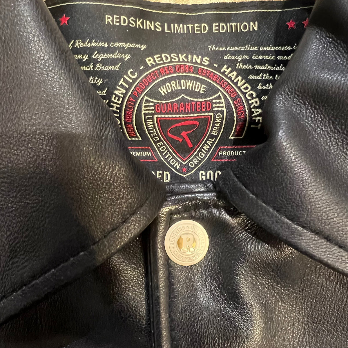 Veste Redskin Cuir Edition Limité Dragon - M