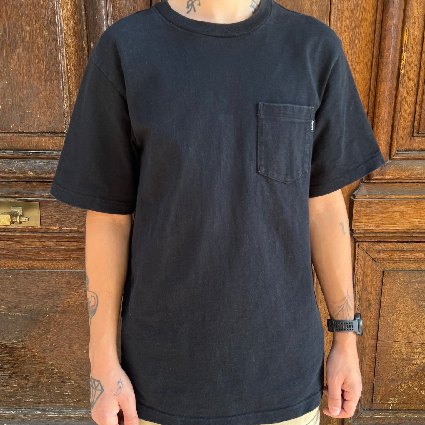 Supreme pocket tee noir - M