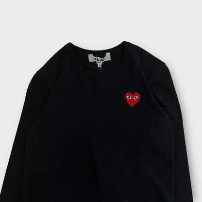 T-Shirt Manche Longue Comme Des Garçons Noir - M