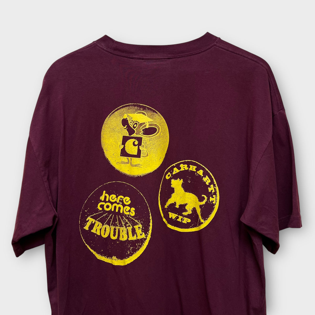 T-shirt Carhartt rouge Heres Comes - L