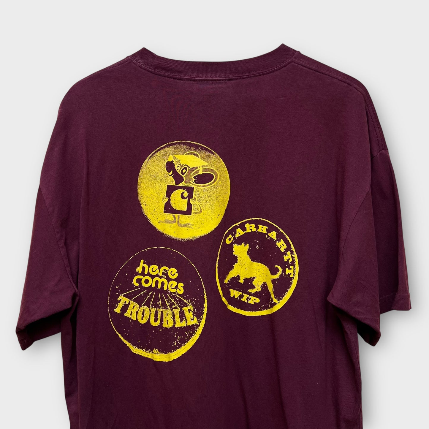 T-shirt Carhartt rouge Heres Comes - L