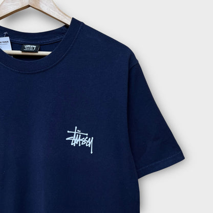 Basic tee Stussy bleu marine - M
