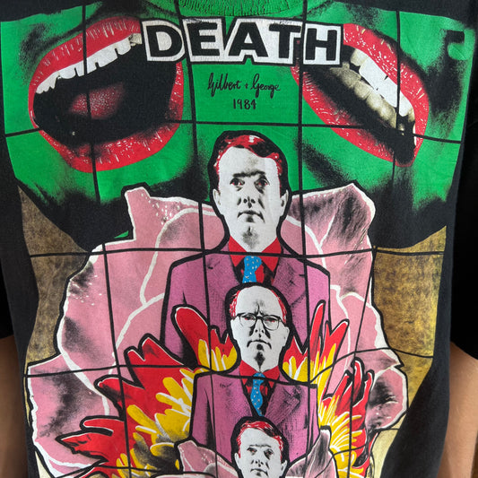 T-shirt Supreme Noir Gilbert & George Death - XL