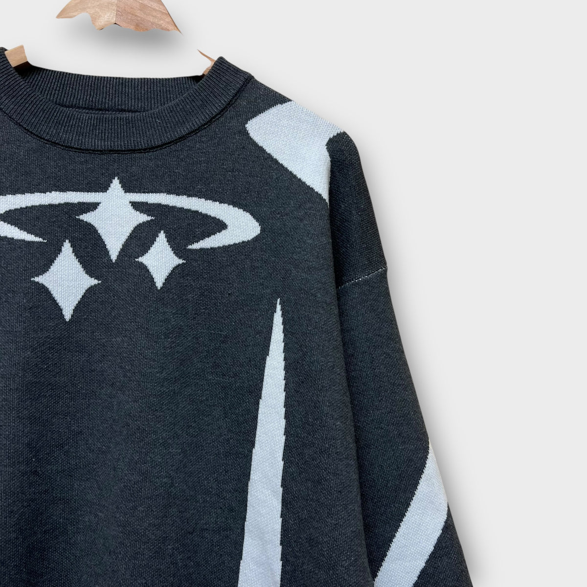 Pull marque indé gris - M