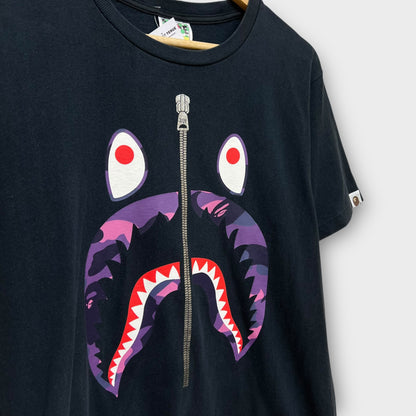 T-shirt Noir Bape Shark - M