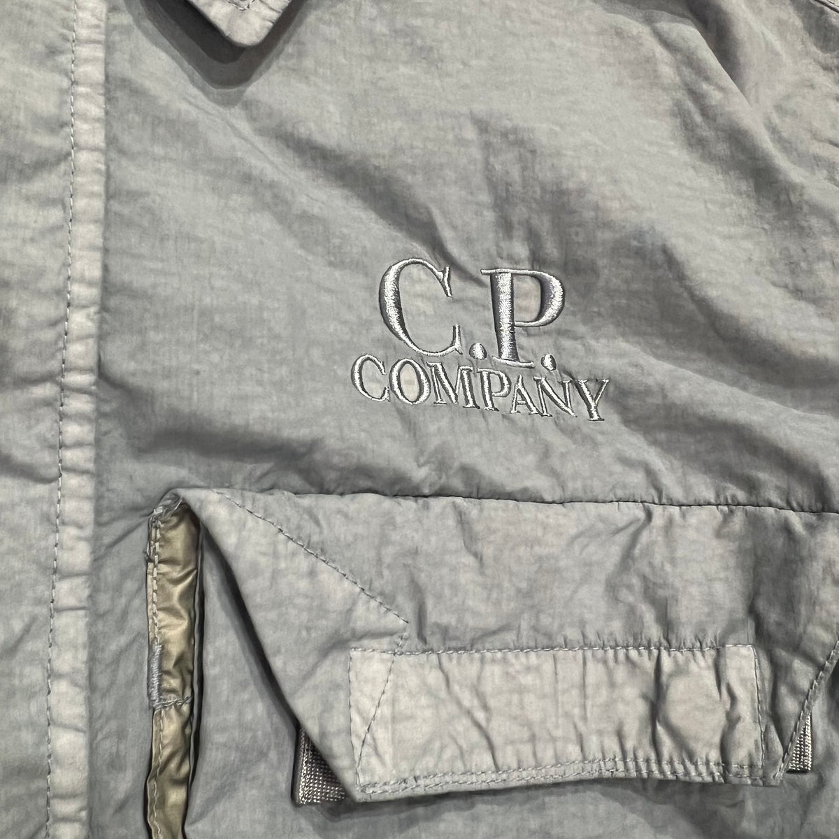 Veste Goggle Cp Company Flatt Nylon Bleu - XL