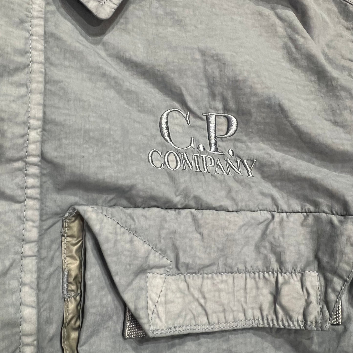 Veste Goggle Cp Company Flatt Nylon Bleu - XL
