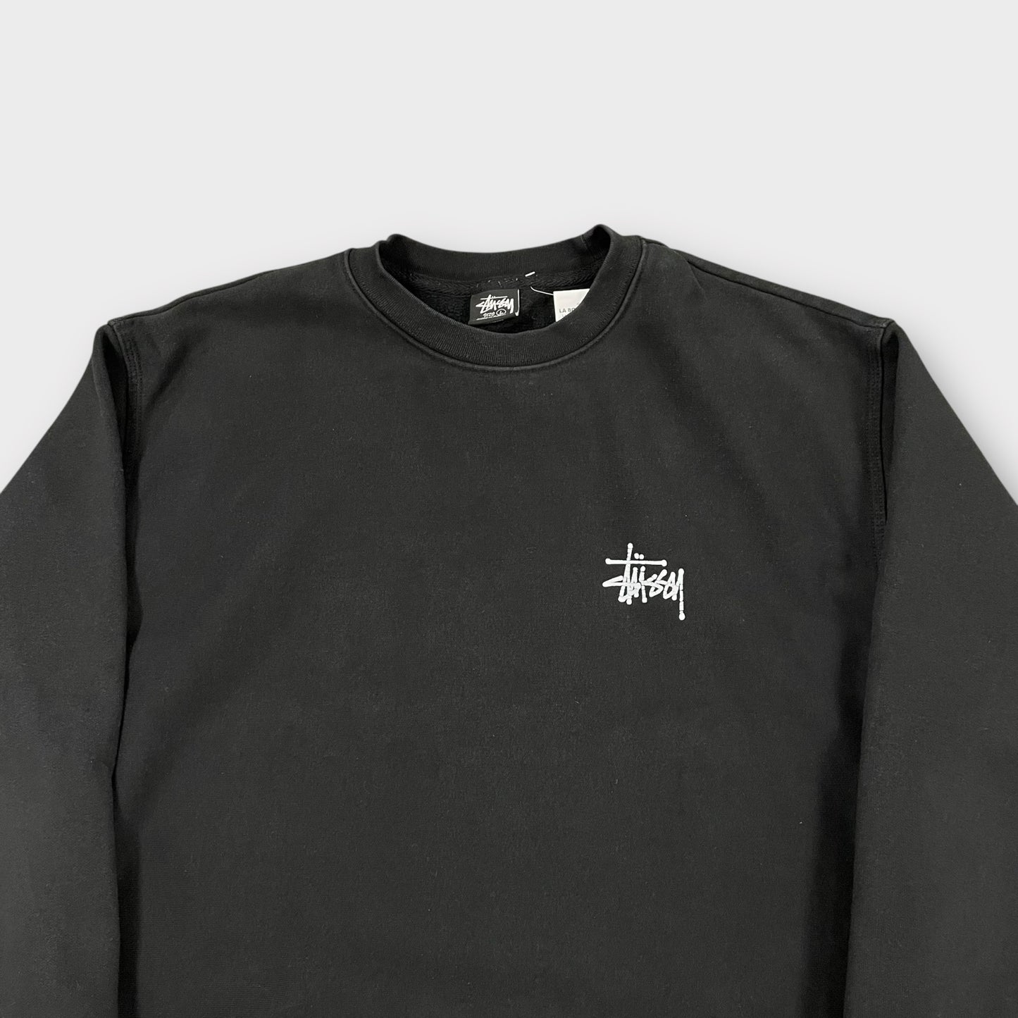 Classic sweat Stussy noir - L