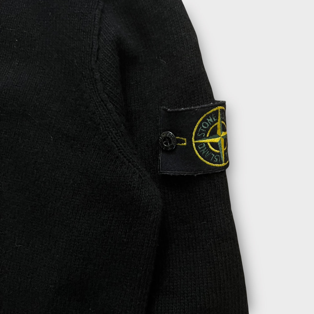 Sweat Stone Island Noir Col V - S