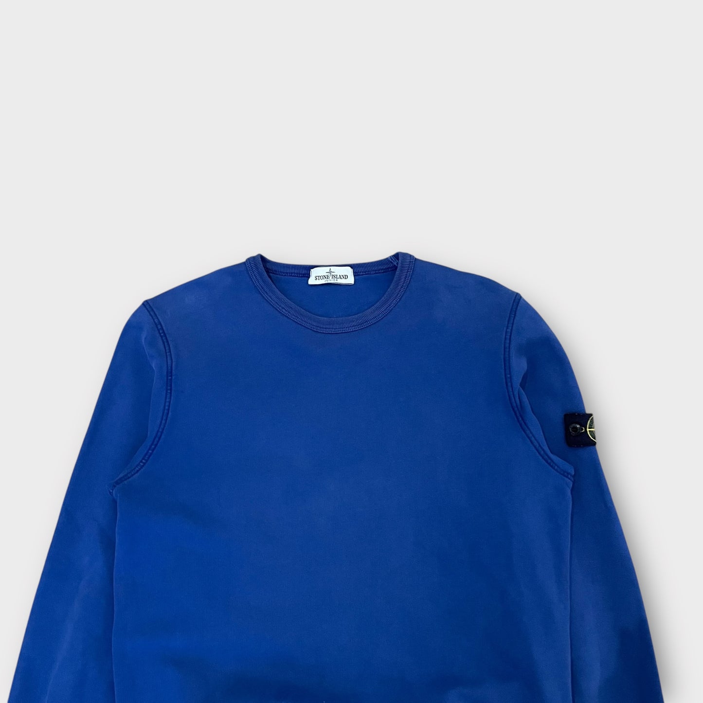 Sweat Stone Island junior bleu - S