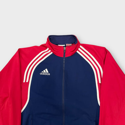 Veste Adidas vintage bleu / rouge 90's - M