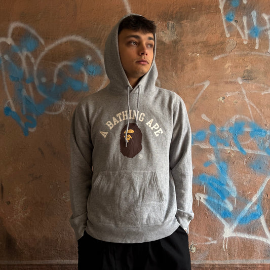 Hoodie Bape gris - L