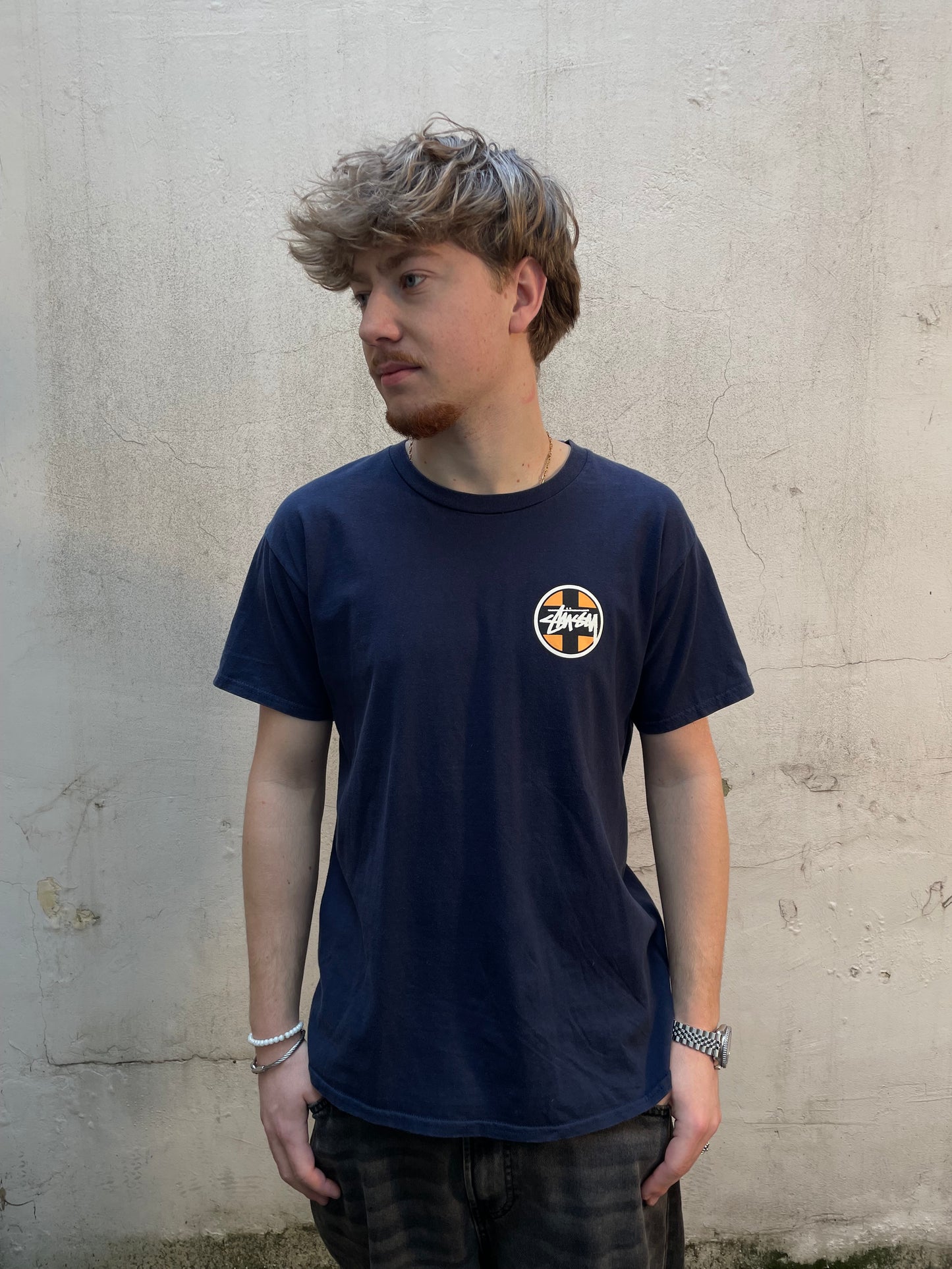 T-shirt Stussy Navy - L