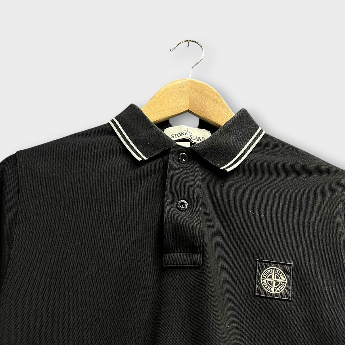 Polo Stone Island Noir - M