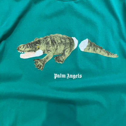 T-shirt Palm Angels Croco Vert - L