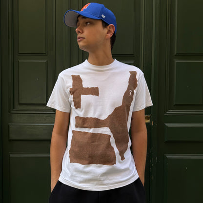 T-shirt Carhartt blanc / marron - M