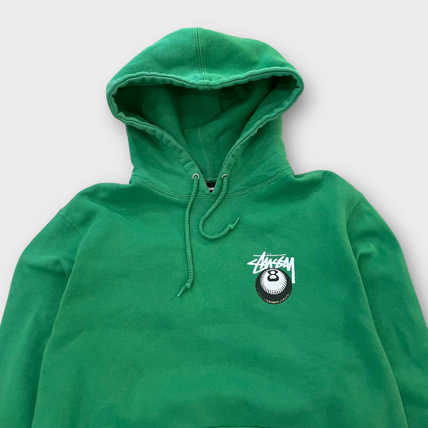 Hoodie Stussy vert "8ball snake" - M