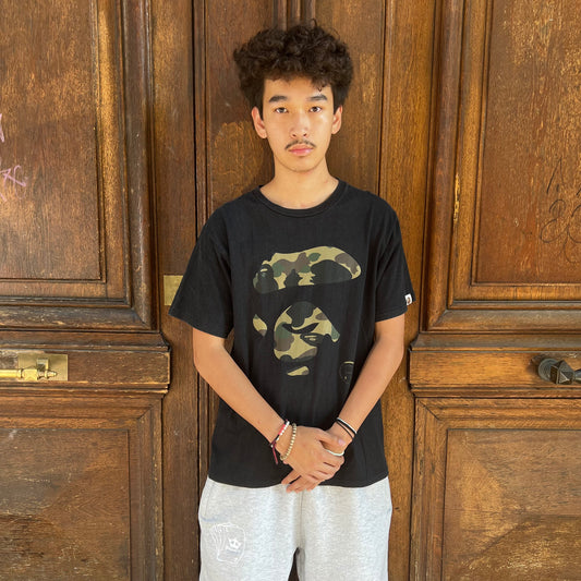 T-shirt Bape noir camo - L