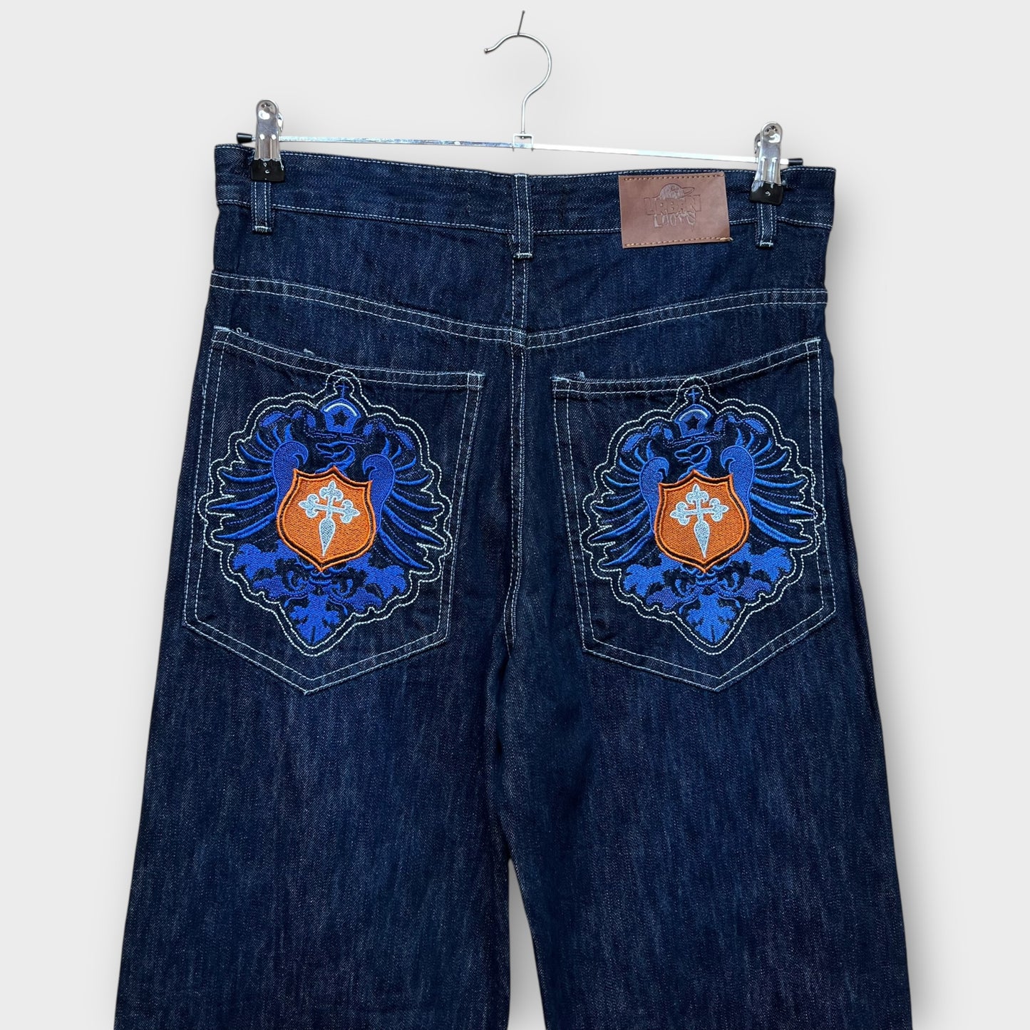 Hip Hop Baggy Jeans brodé - FR42