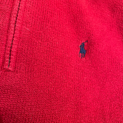 1/4 zip Ralph Lauren Rouge - S