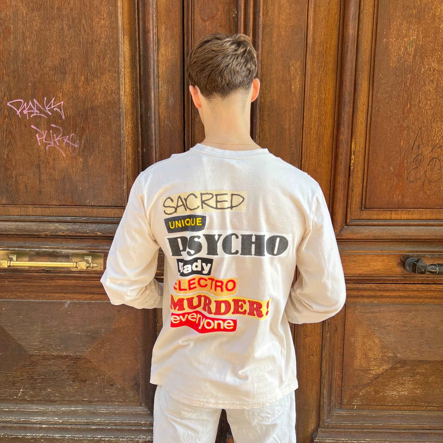 Longsleeve Supreme Sacred Unique blanc - M