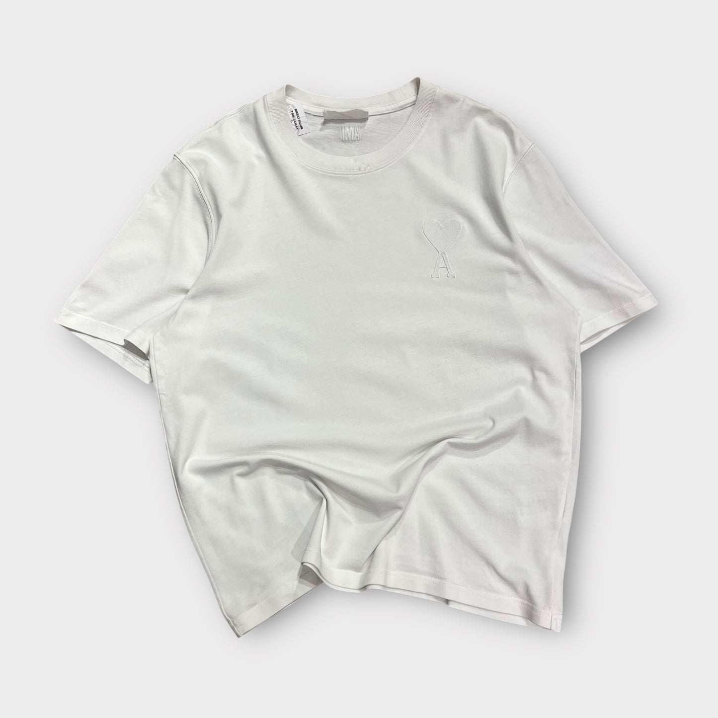T-Shirt AMI Cœurs Blanc - XS