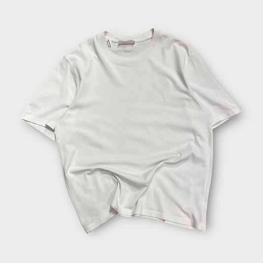 T-Shirt AMI Cœurs Blanc - XS