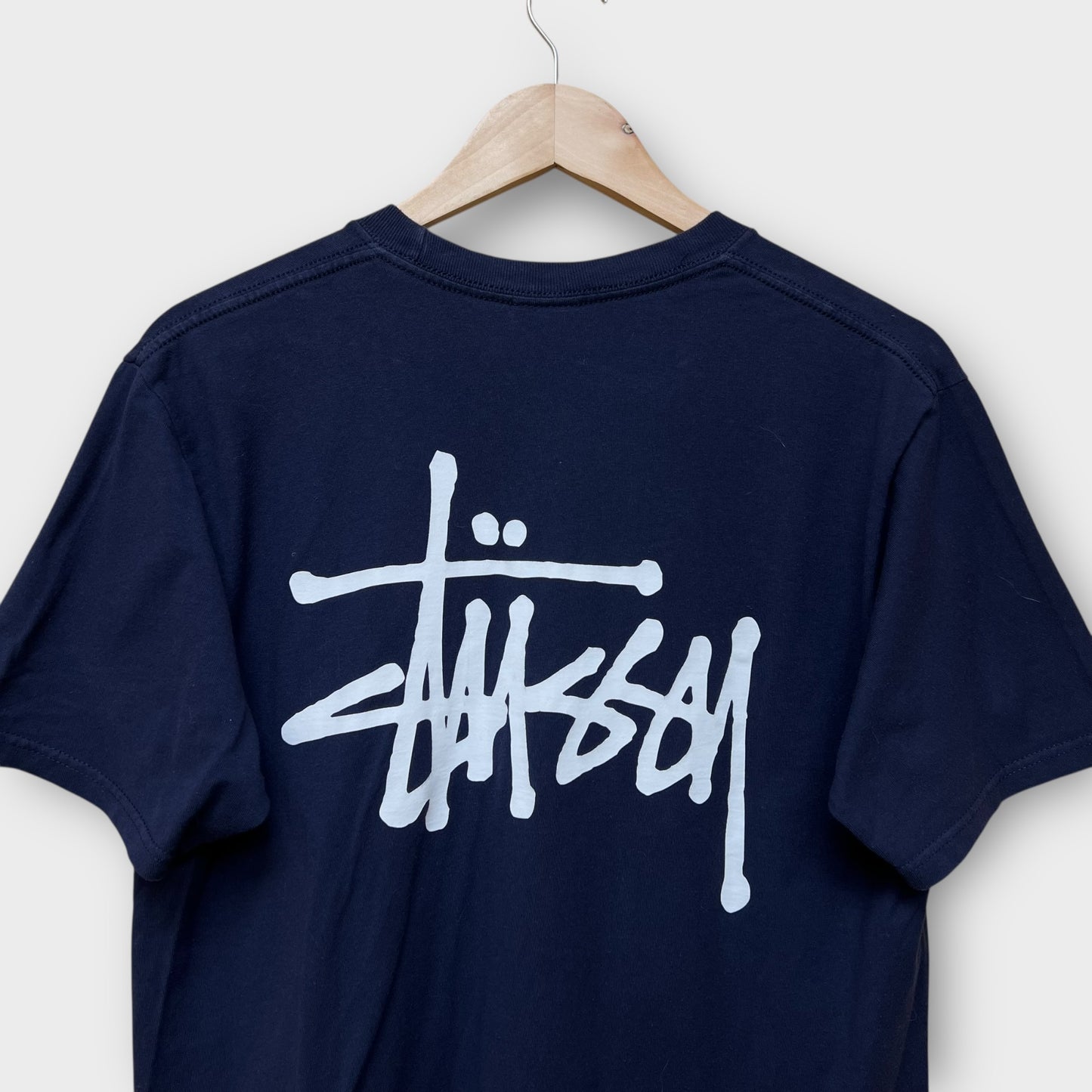 Basic tee Stussy bleu marine - M