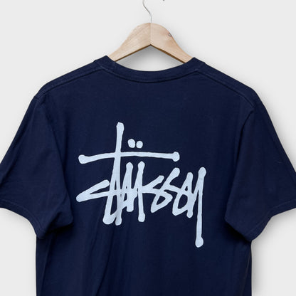 Basic tee Stussy bleu marine - M