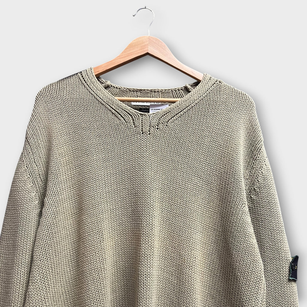 Pull Vintage Stone Island De 1998 Kaki - L