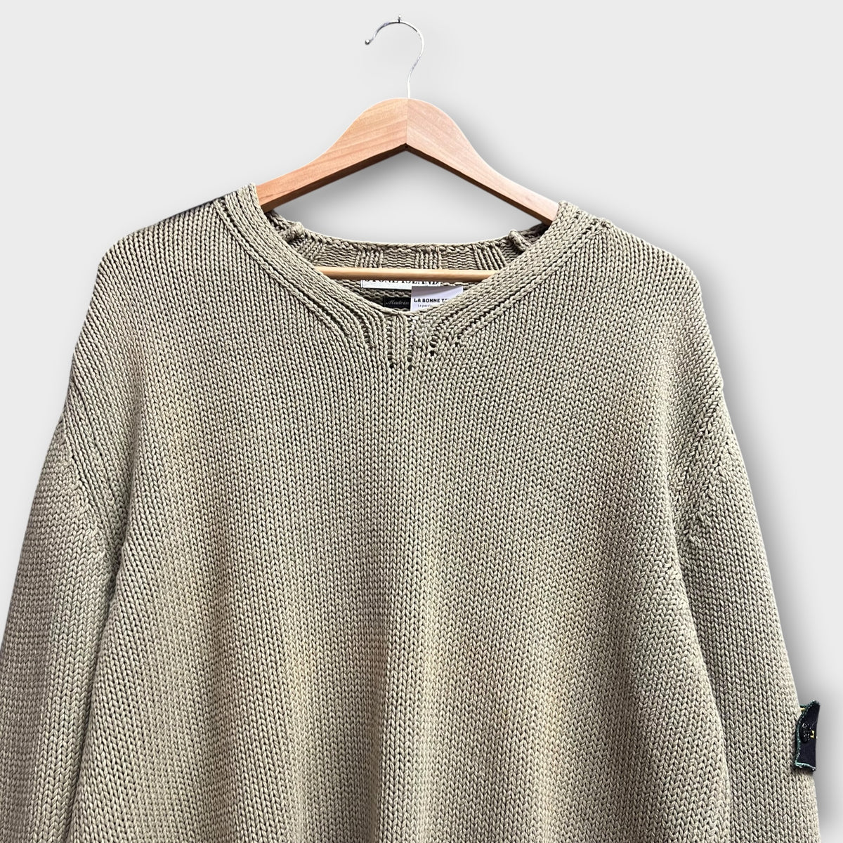 Pull Vintage Stone Island De 1998 Kaki - L