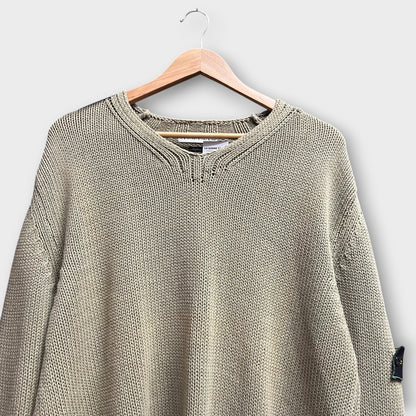 Pull Vintage Stone Island De 1998 Kaki - L