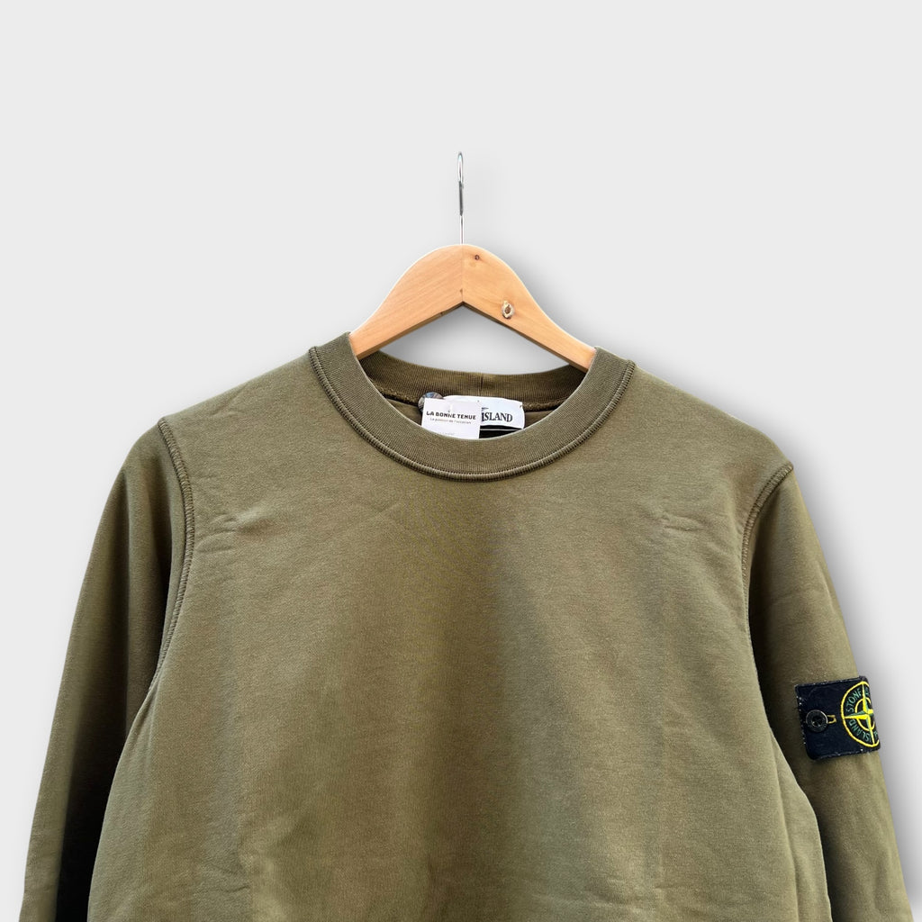 Sweat Stone Island kaki - S