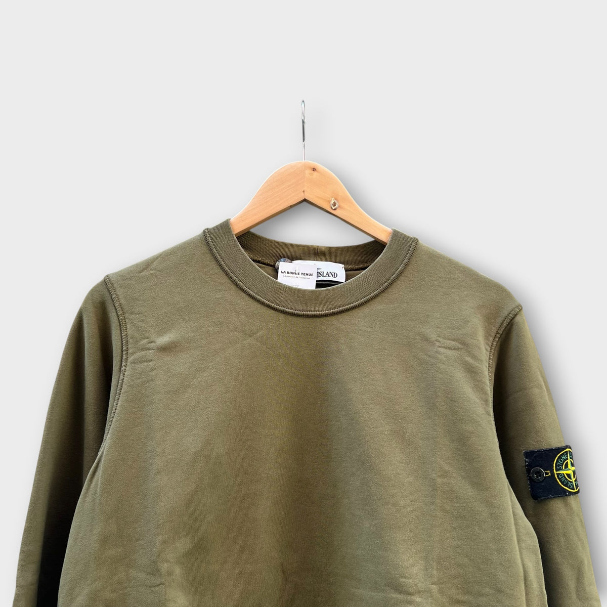 Sweat Stone Island kaki - S