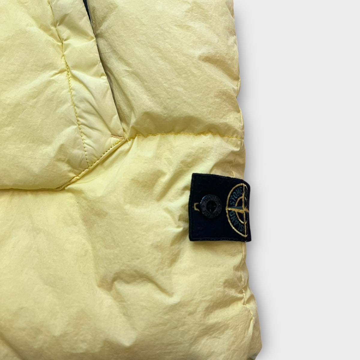 Doudoune Sans Manche Stone Island Junior Jaune - XS