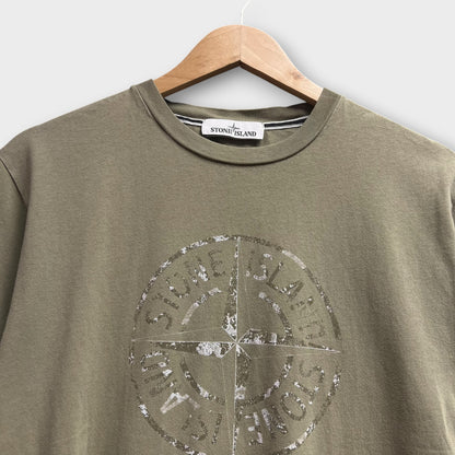 T-shirt Stone Island kaki - S