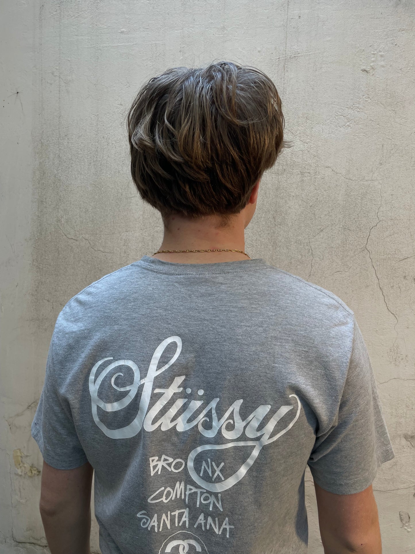 T-shirt Stussy Destination gris - M