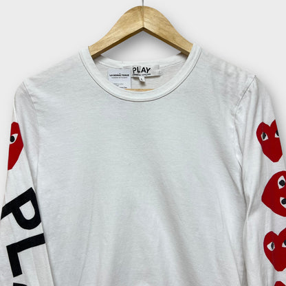 T-shirt  Comme Des Garcons blanc - L Femme fit S